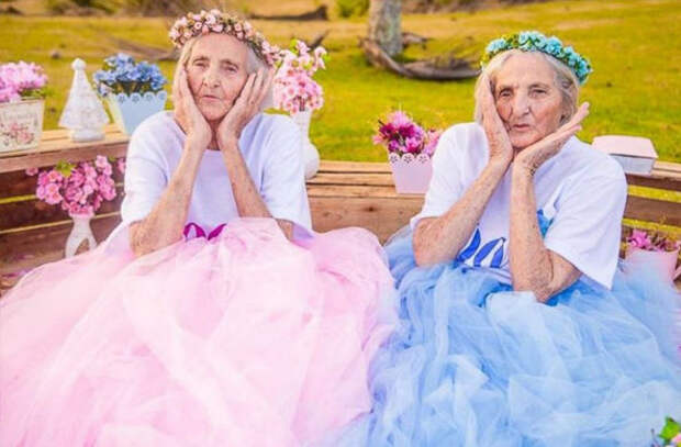 Сестры-близнецы из Бразилии отметили 100-летний юбилей
