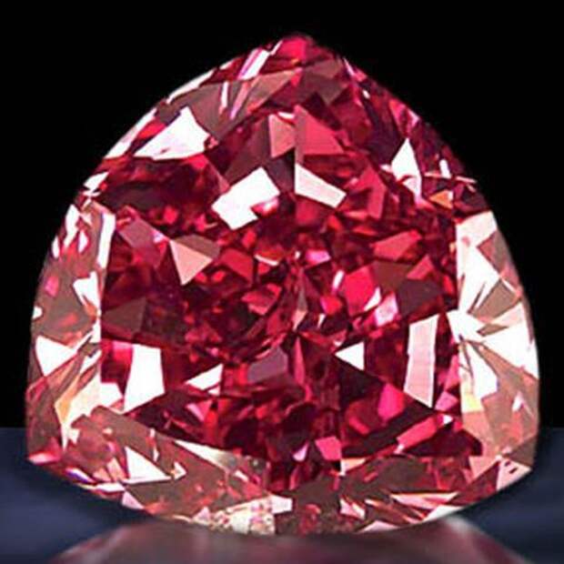 10. Красный алмаз драгоценные камни, природа, факты
