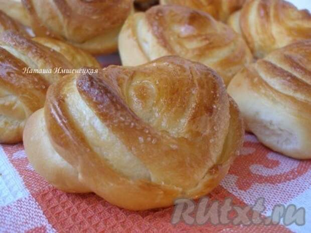 Плюшки  с сахаром 