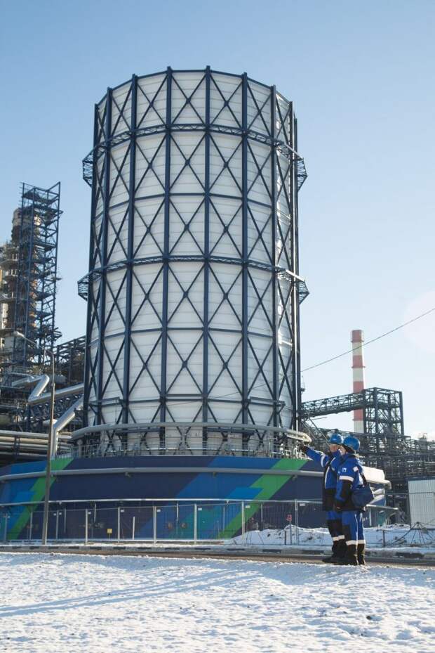 Московский НПЗ внедряет современную технологию утилизации газов / Фото: Пресс-служба МНПЗ