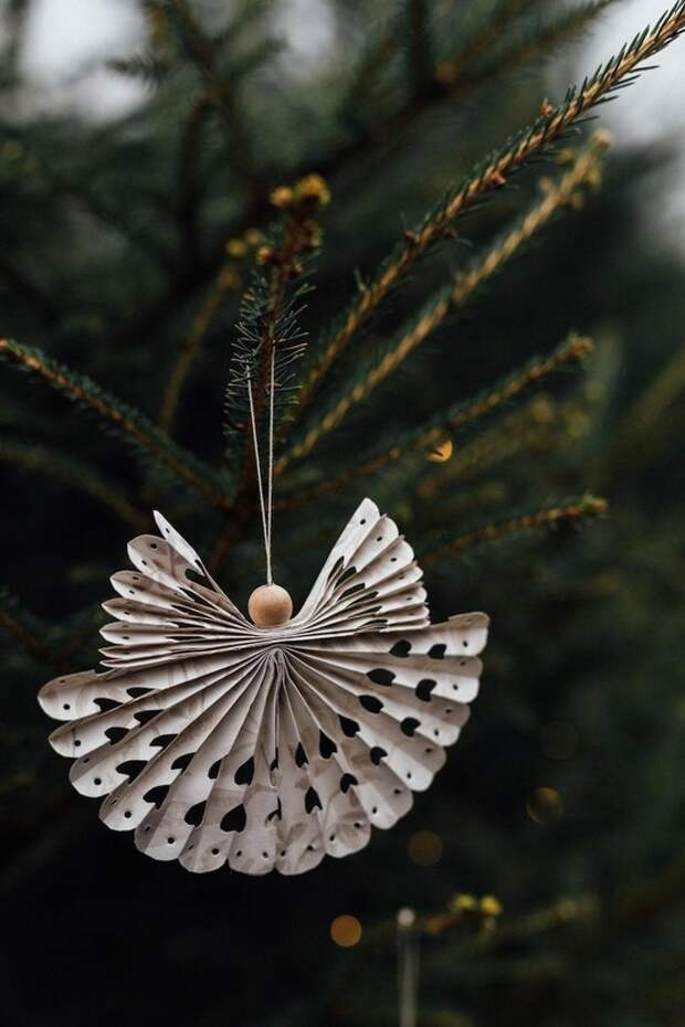 Идеи простых елочных украшений от шведского фотографа Malin Mörner