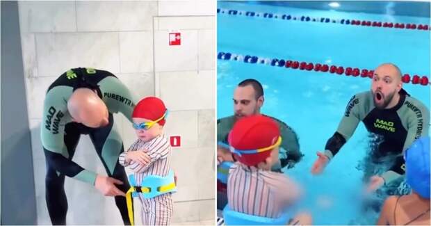 Тренер по плаванию показал, что значит быть преданным своему делу