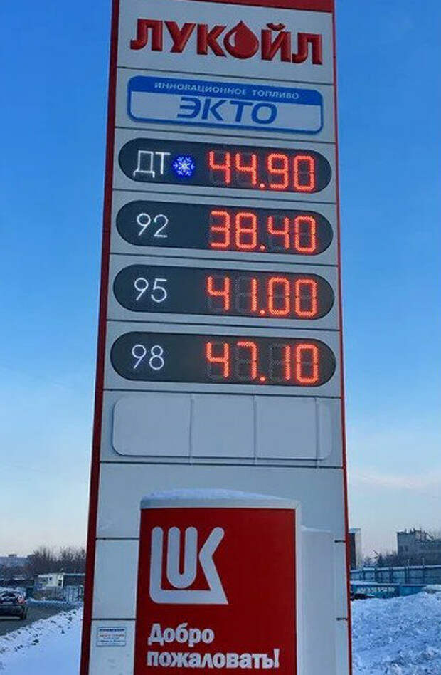 Цена бензина на АЗС 2018 год. Источник фото Яндекс.Картинки