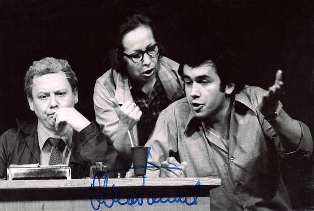 Станислав Садальский, Олег Табаков, Галина Соколова в спектакле 