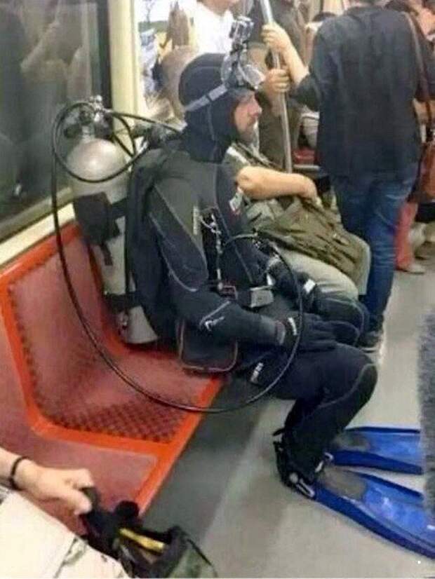 Чудики и не только в метро