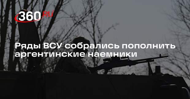 РИА «Новости»: боевики из Аргентины планируют присоединиться к подразделению ВСУ