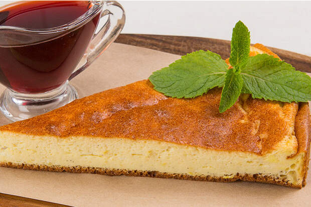 Вкусная воздушная творожная запеканка для диеты 