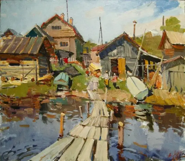 "Мир солнечного детства моего, он полон счастья, доброты и света..." Художник Анатолий Лукаш