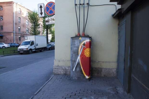 В Петербурге на Тульской улице появилось первое согласованное граффити