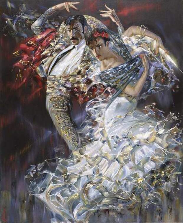 Испанский танец (494x600, 201Kb)