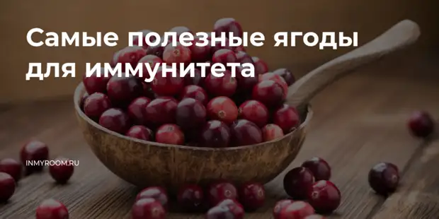 ЯГОДЫ ПОЛЕЗНЫЕ ДЛЯ ИММУНИТЕТА