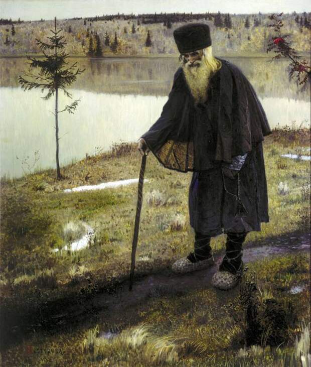 Нестеров - Пустынник. 1888