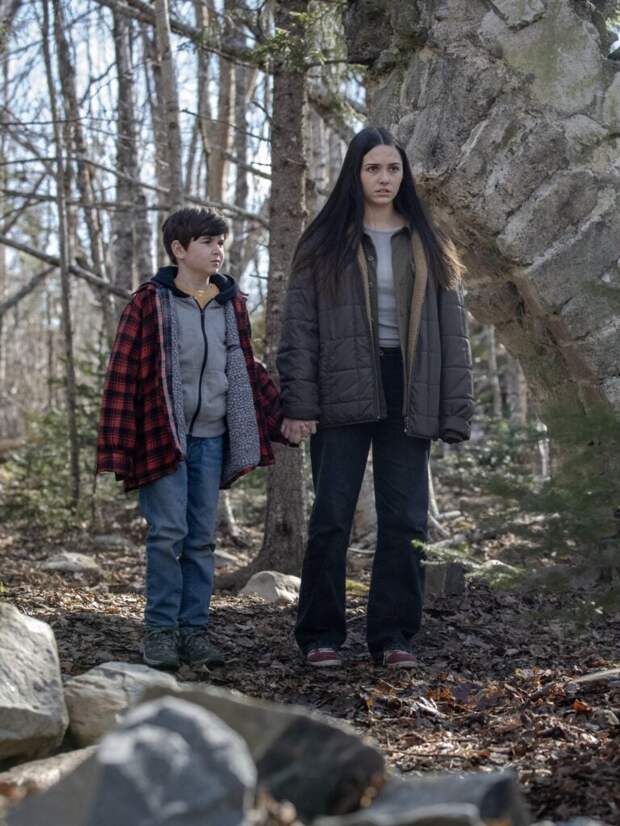 Julie and Ethan head into the woods during FROM Season 3 Episode 8.