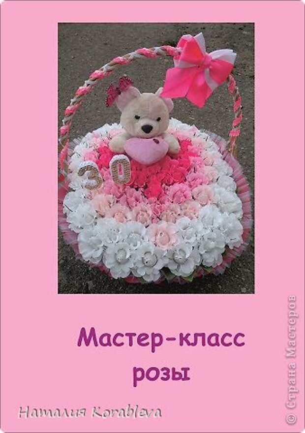Мастер-класс Свит-дизайн День рождения Мастер-класс моей розы Бумага гофрированная фото 1