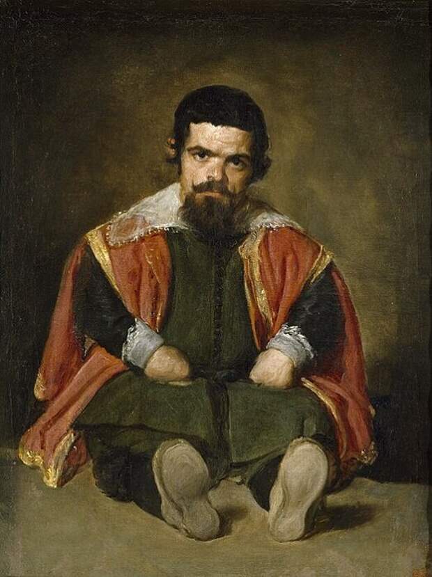 Портрет придворного карлика дона Себастьяна дель Морра. Диего Веласкес