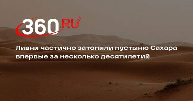 Ливни частично затопили пустыню Сахара впервые за несколько десятилетий