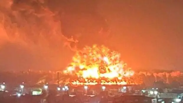 В Брянске случились пожары на нефтебазе и на территории войсковой части