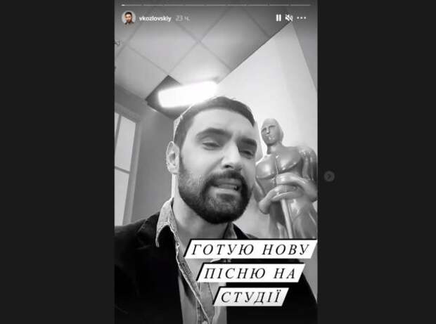 Виталий Козловский на записи новой песни Виталий Козловский на записи новой песни