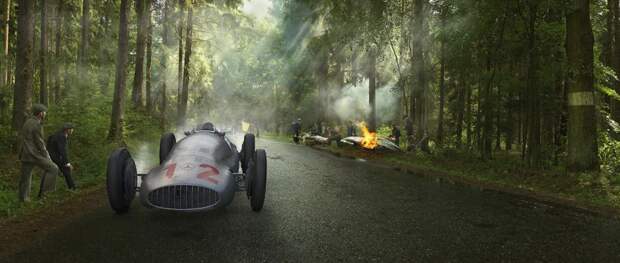 Проект «Серебряные стрелы» mercedes, серебрянные трелы, mercedes-benz, фотография, история, гонки