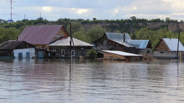 Уровень воды Оби в районе Камня-на-Оби превысил критическую отметку и растет