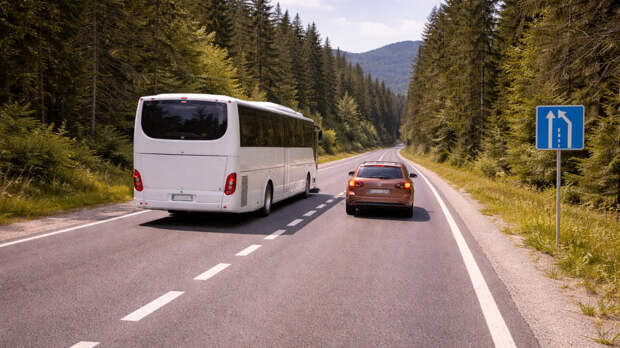 Кому уступать при сужении дороги — с разметкой и без