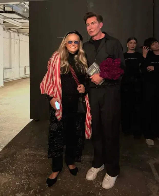 Татьяна Михалкова и дизайнер Viva Vox Олег Овсиев