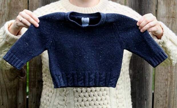 Как вернуть «севшему» свитеру первоначальный размер быстро и просто