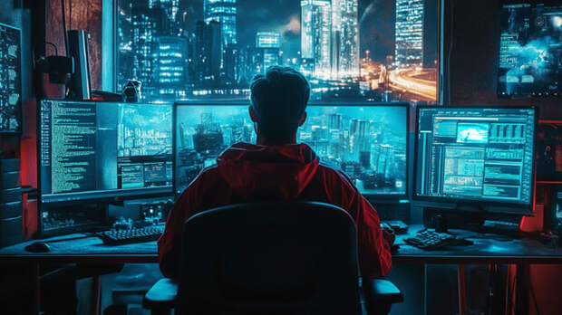 Компьютер, работа, технологии / Сгенерировано ИИ Midjourney / amic.ru