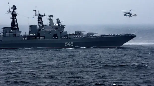 Фрегат «Маршал Шапошников» поразил в Японском море подводную цель комплексом «Ответ»