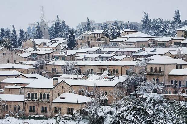 Так выглядит зима в Иерусалиме Израиль, красиво, красивые места, природа, страны, страны мира, фото, фотограф