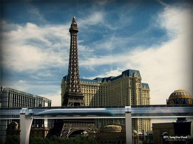 Первую линию транспортной системы Hyperloop построит компания JumpStartFund.