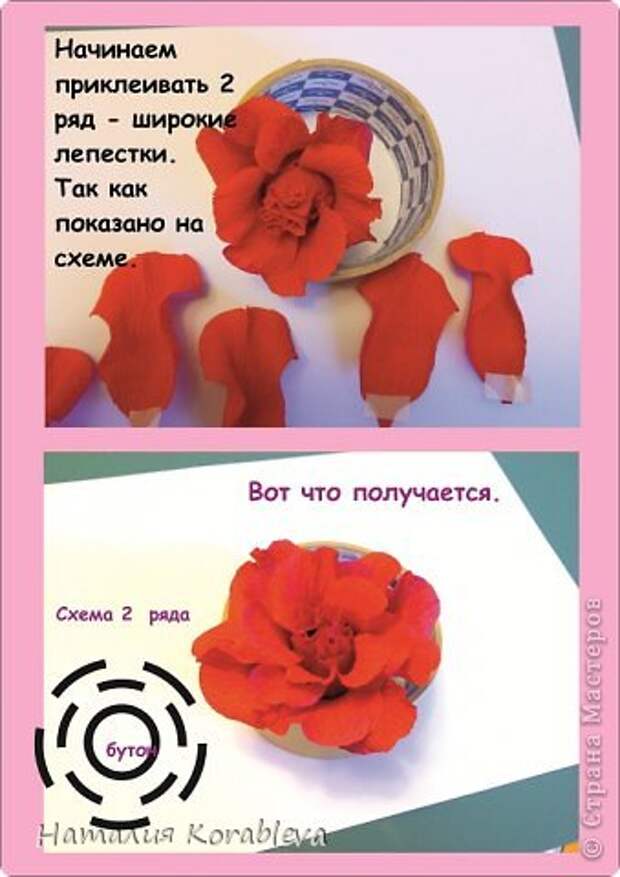 Мастер-класс Свит-дизайн День рождения Мастер-класс моей розы Бумага гофрированная фото 11