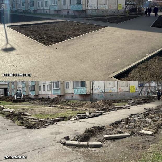 Общественную территорию в 4 микрорайоне Шелехова благоустроили