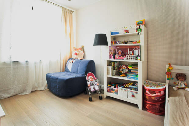 Фотография: Спальня в стиле Скандинавский, Квартира, Дома и квартиры, IKEA, герой недели, герой недели 2014, двушка в москве – фото на InMyRoom.ru
