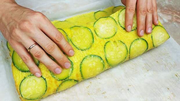Рулет из кабачков 