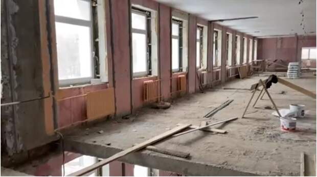 В поликлинике на Хачатуряна демонтировали старую инфраструктуру