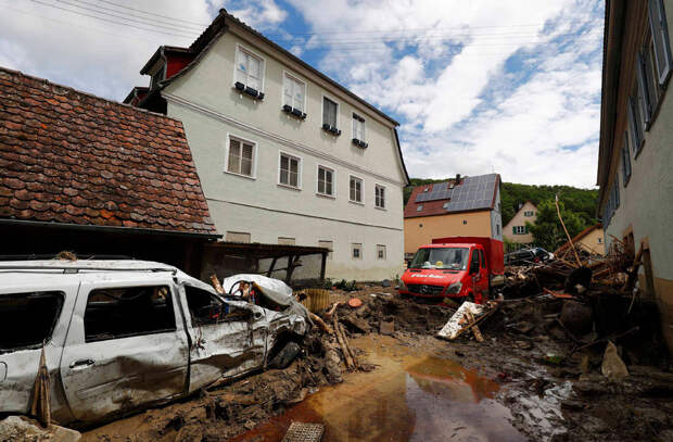 20 печальных фото последствий недавнего наводнения в Германии
