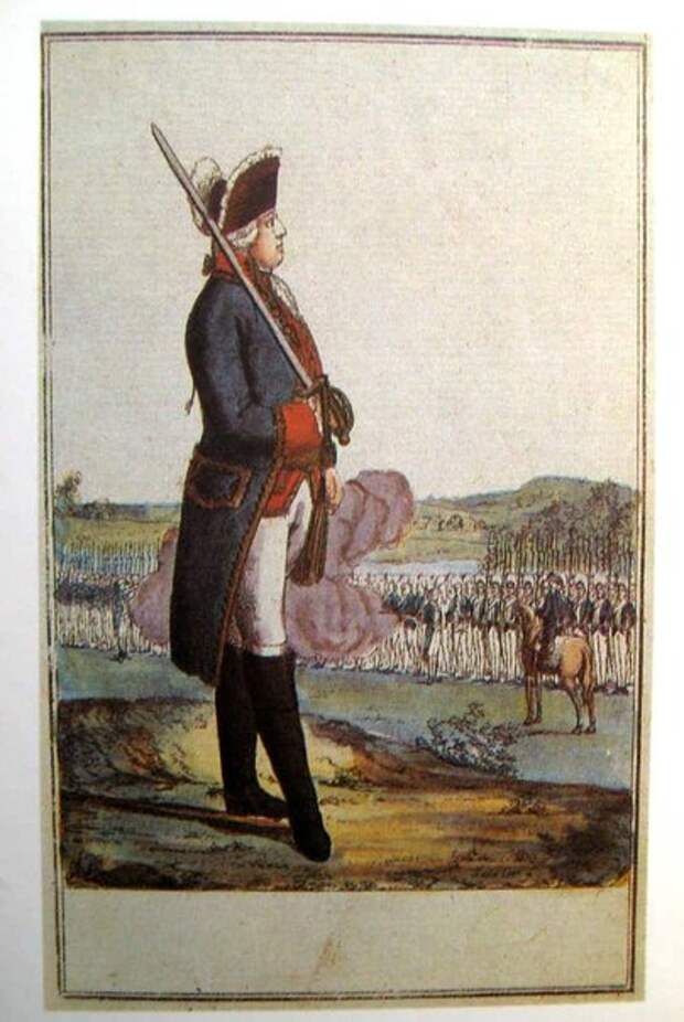Форма русской армии 1756 - 1796 гг.