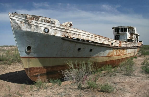 Стремительное высыхание Аральского моря