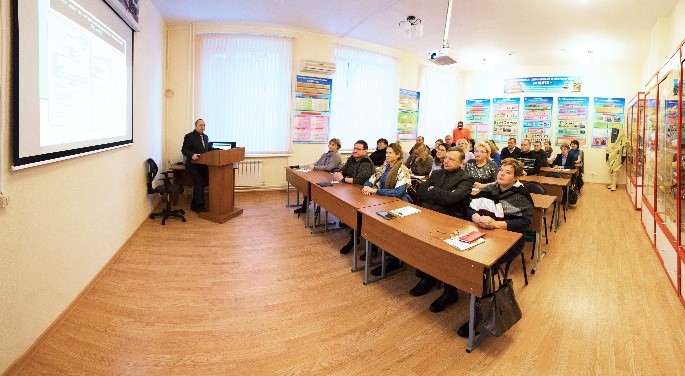 В Учебно-методическом центре СЗАО открылась новая аудитория. Фото: Управление по СЗАО Департамента ГОЧСиПБ