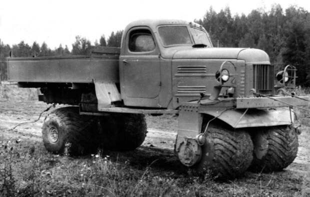 Внедорожник-грузовик ЗИЛ-132С на пневмоколесах, 1964 г.в.