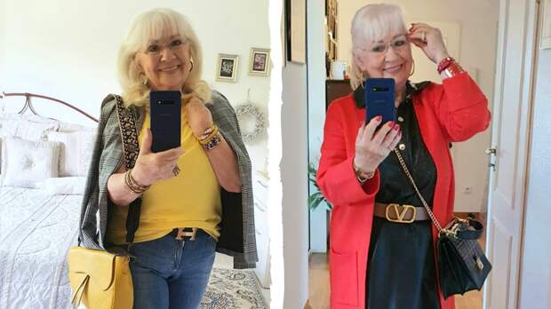 Вот как нужно одеваться в 70 лет: 6 стильных образов от пенсионерки Хельги Люкс – Секреты стиля – медиаплатформа МирТесен