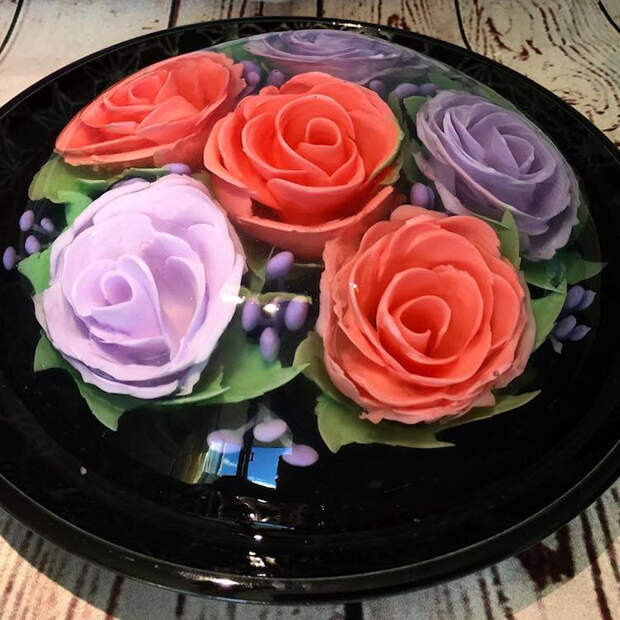 Желейные 3D-торты - новый тренд в кулинарии