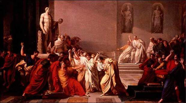 Винченцо Камуччини. Смерть Цезаря. 1798 г.