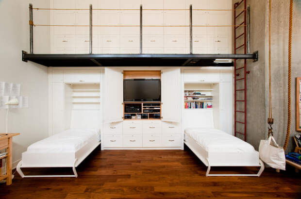 Вдохновляющие примеры трансформирующейся мебели, которая поможет сэкономить пространство в помещении.