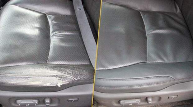 Небольшие потертости кожаных сидений еще можно замаскировать, но серьезные повреждения требуют дорогого ремонта. | Фото: amdplus.ru.