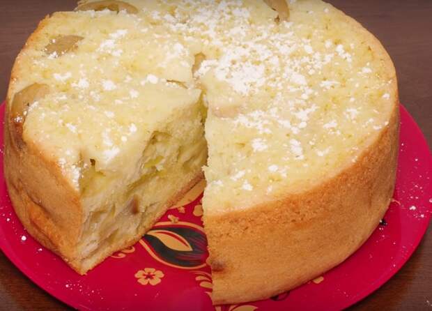 Супер пышная шарлотка в мультиварке