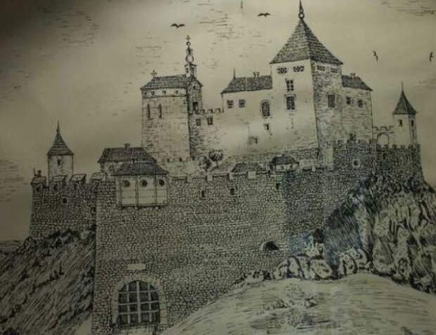 Замок графини Чахтице в Словакии