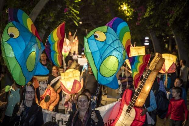Luminous Lantern Parade в Австралии