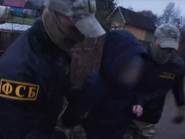 Опубликовано видео задержания террористки СБУ под Смоленском